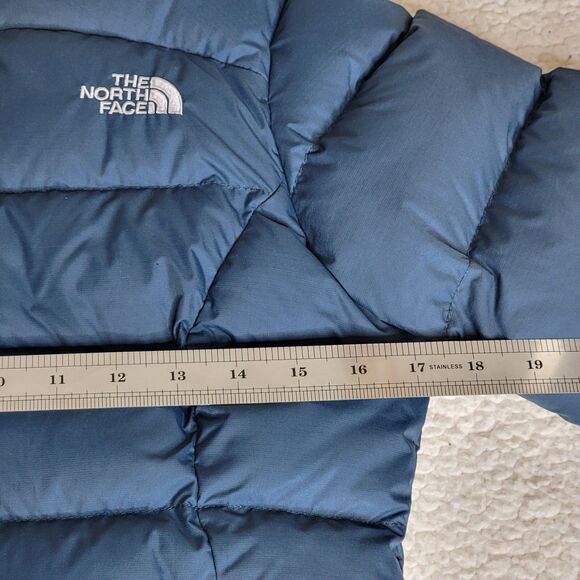The North Face 700 Womens Goose Down Puffer Jacket Green See Measurements No Sz - Picture 5 of 11